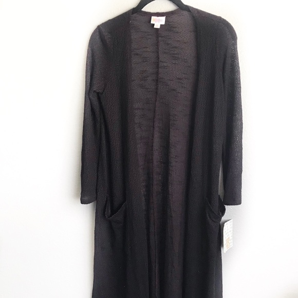 Lularoe Sarah Long Duster Cardigan NWT Size XS - Picture 4 of 5